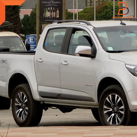 Holden Colorado, Trailblazer 4 x Black Aluminium Wheel Center Cap Trim (17-22)