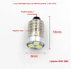 2pcs LED Bulb 200LM Flashlight Light Bike Lamp E10 3V 4.5V 6V 12V Standard