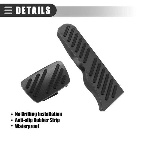 Chevrolet Camaro (2016-2023) Black Brake & Accelerator Pedal Covers