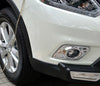 Nissan Rogue X-TRAIL Chrome Front Fog Light Covers (2014-2016)