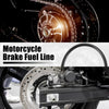 Motorcycle ATV Hoses / 80cm 31.5"10mm Braided Brake Clutch Oil Line Pipe Black