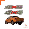 Ford Ranger PX3 Wildtrak 4x4 Side Cabin Rear Body Decal Sticker (2018-2021)