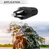 8mm Aluminum Alloy Motorcycle Slider Frame with Bolt 1 Set Black