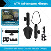 Honda CRF300L 250L 7/8" Handlebar Mount ATV Adventure Mirrors (2021-2023)