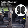 Toyota Vellfire Alphard 40 Series Car Door Anti Kick Pad Sticker 2 x Black