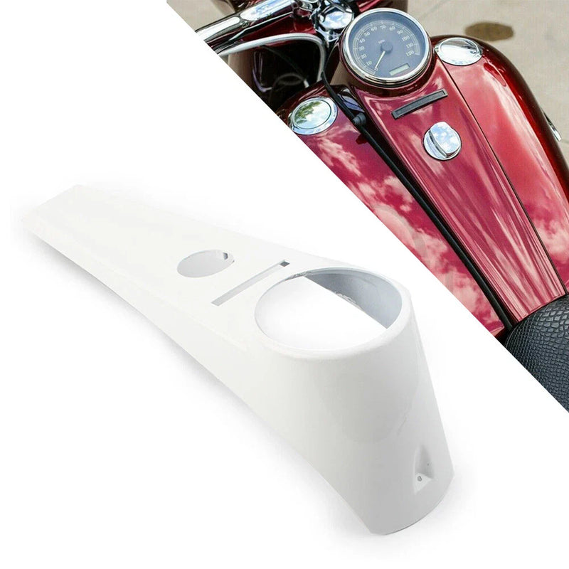 Harley Heritage Softail Classic EFI White Dash Speedo (2001-2011)