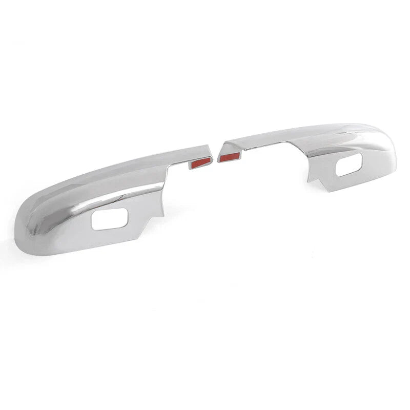 07-13 Chevy GMC Sierra Yukon XL Chrome Lower Half Mirror Covers (2007-2013)