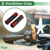 0.87"x0.94" Universal Motorcycle Hand Grips Cover Non Slip Red 1 Pair