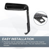 Chevrolet Silverado GMC Rearview Mirror Cover Cap Set Black Carbon Fiber