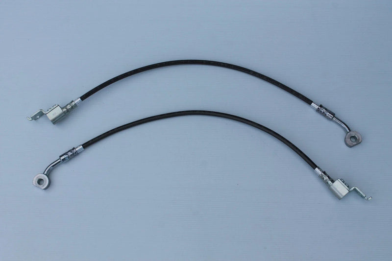 Jeep Cherokee XJ Braided Front Brake Hose Set (2) (1994-2001)