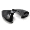 Fiat 500 / Grande Punto Mirror Cover Set Glossy Black (2007–2010)