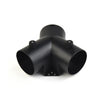 Heater 3in Y Branch Duct Splitter with Regulator Flap Valve
