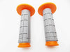 KTM 175 Orange Grey Forseti Hand Grip Set - Handlebar Grips