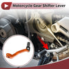 Kayo T2 Folding Motorcycle Gear Shifter Lever Orange Black Silver Tone 1 Pc