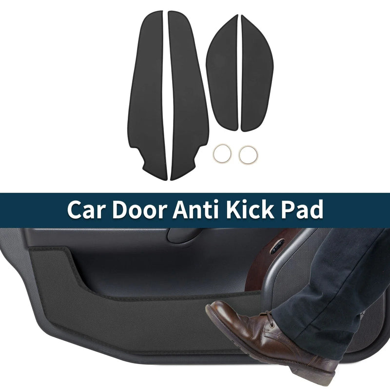 Kia Forte Door Anti Kick Pad Sticker Protector Black 2014-2018 (1 Set)