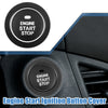 Hyundai Sonata 2011-2014 Aluminum Alloy Black Engine Ignition Button Decal