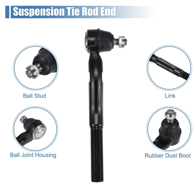 Jeep Wrangler JK 2 x Front Outer Tie Rod End Links Kit (2007-2018)
