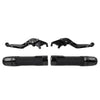 Yamaha TMAX 500 530 Black Extendable Brake Clutch Levers Grip Set