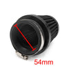 Motorcycle 54mm Inlet Dia Air Intake Filter Cleaner W Clamp Universal