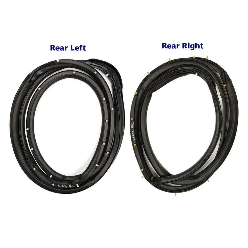 Weatherstrip Door Rubber Rear LH+RH Fits Nissan Sunny Sentra B13 4D Sedan 90-93
