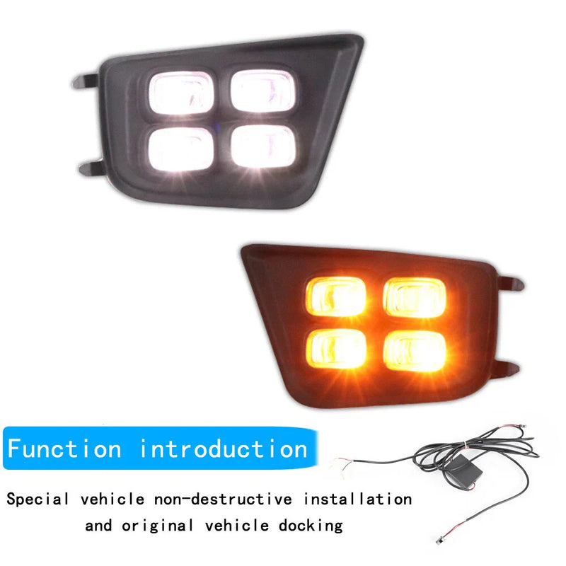 Toyota Tacoma LED Daytime Running Fog Lights w/ Turn Signal (2012-2015)