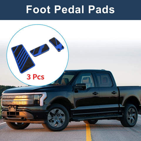 Ford Ranger (2024) Blue 3 x Automatic Foot Accelerator Pedal Covers