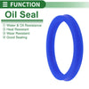 Oil Seal 53x63x8mm Rotary Shaft Seal TPU High Pressure Blue 5 Pcs