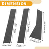 Honda CR-V (2012-2016) Black Carbon Fiber 6 x Car Pillar Window Trim Covers