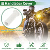 Handlebar Grips 25mm Motorcycle Hand Grips Cover TPU White