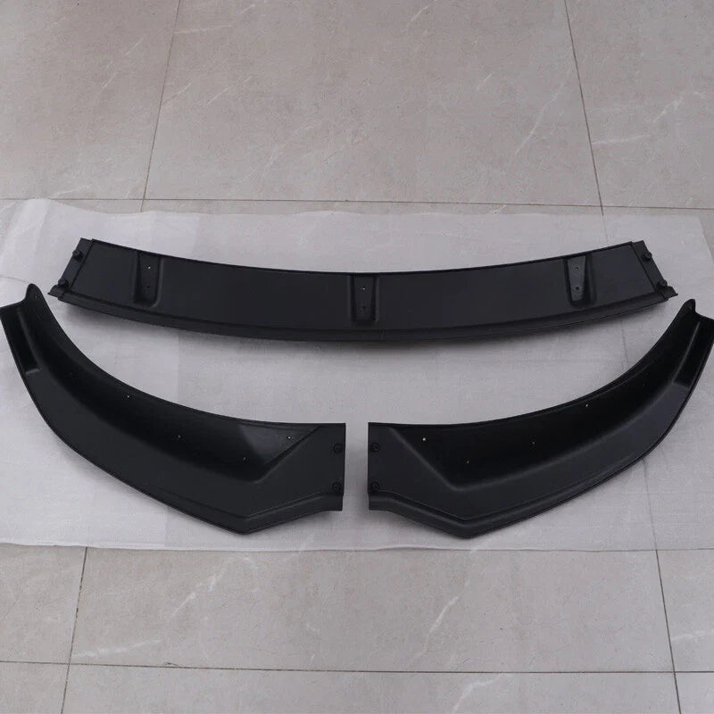 Tesla Model 3 Glossy Black Front Bumper Lip Splitter (2024-2025)