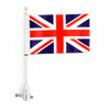 Harley Road King Sportster Rear Flag Pole & Stripe UK Flag Mount (2004-2023)