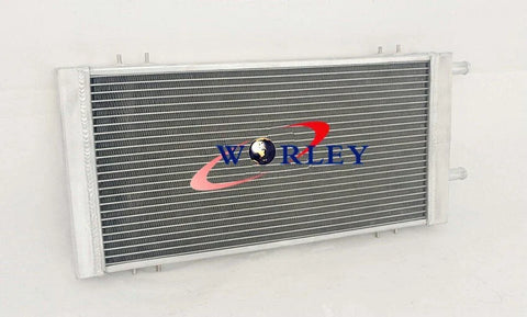 Universal Aluminum Radiator Air to Water Intercooler Heat Exchanger Silver