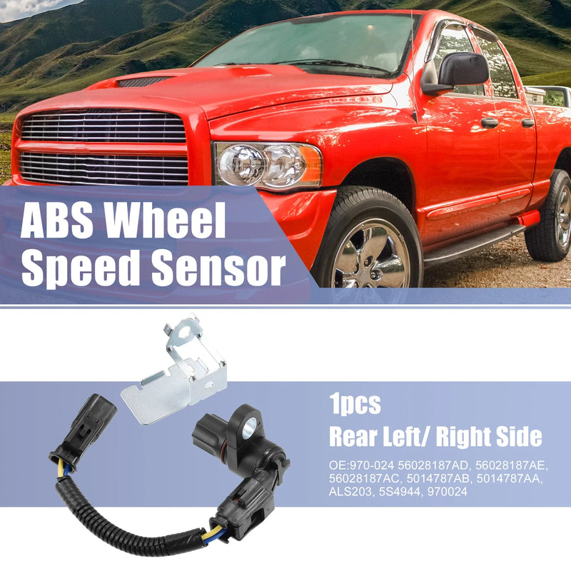 Dodge Ram 1500 1998-2005 ABS Wheel Speed Sensor (2 x)