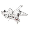 Suzuki GSR750 Steel Gray Rearset Footpegs (2011-2016)