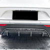 Alfa Romeo Stelvio Carbon Look Rear Bumper Diffuser Lip (2017-2024)