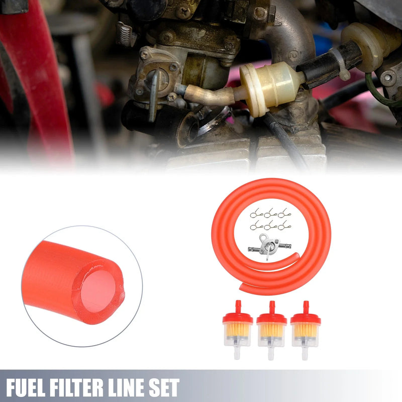 CRF50 70 90 150cc Moped Red Set Fuel Line Filters
