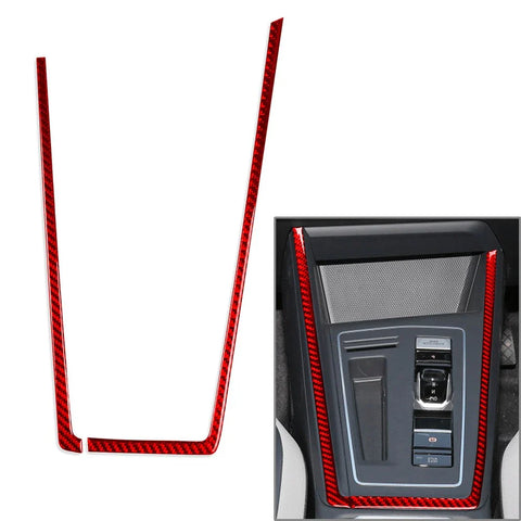 Volkswagen Golf 8 MK8 Inner Gear Shift Side Frame Trim Red (2021-2023)