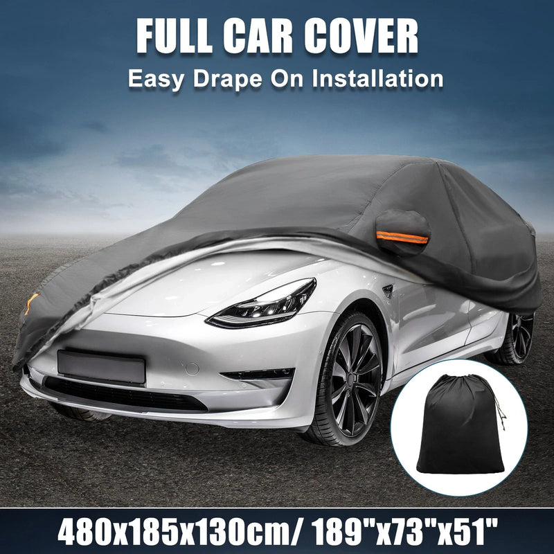 Tesla Model 3 Waterproof 210T Polyester Car Cover (2017-2023)