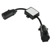 US to EU Trailer Light Converter 7-Way Blade to 7-Pin Round Plug