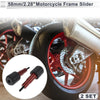2 x 1.1 Aluminum Alloy Plastic Motorcycle Slider Frame Red