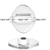 Toyota Silver Tone 4pcs Car Door Lock Latches Striker Cover Protector Caps