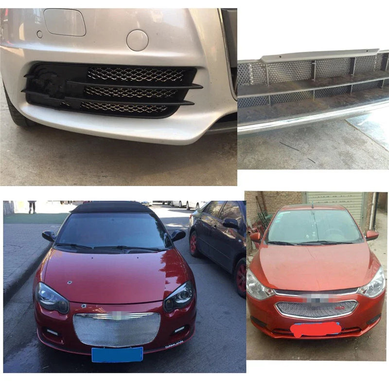 Car Fender Bumper AU Aluminium Grille Net 39"x13" Mesh Grill Cover