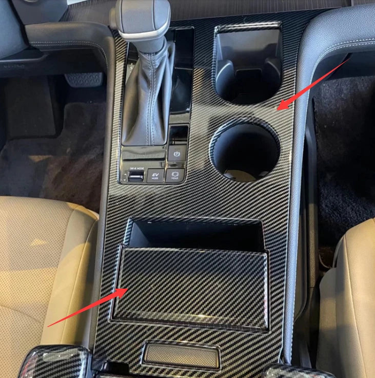Toyota Sienna (2021-2023) 2 x pcs Carbon Fiber Gear Shift Cover Trim