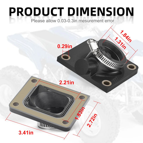 Yamaha Blaster 200 YFS200 Intake Manifold Interface 2x (1988-2002)