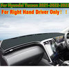 Hyundai Tucson RHD Leather Dashboard Cover Pad Mat (2021–2023)
