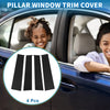 Toyota Tundra 4 x Door Pillar Window Trim (2022–2023)