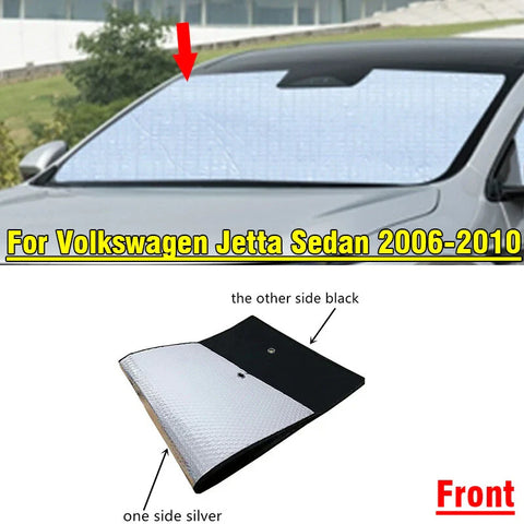 Volkswagen Jetta Sedan Front Windows Privacy Sunshade Cover (2006–2010)