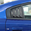 Dodge Charger Body Side Window Cowl Louvers Air Vent Scoop Shade Cover Black (2011-2023)