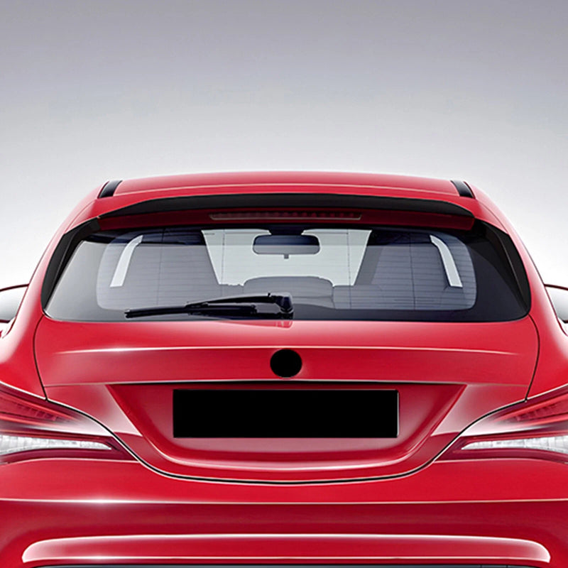 Benz CLA X117 Gloss Black Rear Window Spoiler Lip Trim (2013-2019)