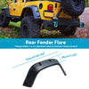 Jeep Wrangler TJ Pocket Style Matte Black Fender Flares (1997-2006)